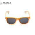 Óculos de sol de bambu marca Cramilo com logo15012